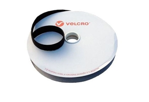 VELCRO (SORT) I RULLER 25mm